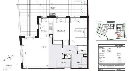 Apartment 3 rooms of 69 m² in Villeneuve-Loubet (06270)