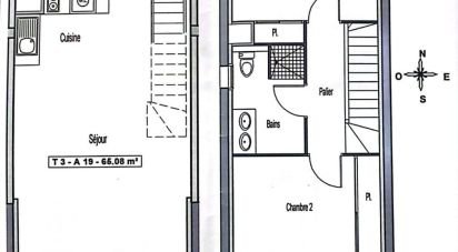 Apartment 3 rooms of 64 m² in Saint-Gilles-Croix-de-Vie (85800)