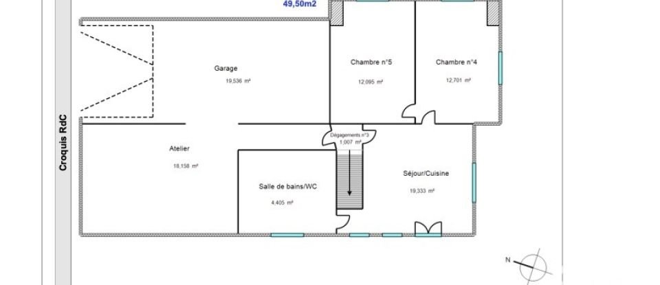 Maison traditionnelle 7 pièces de 132 m² à Évenos (83330)