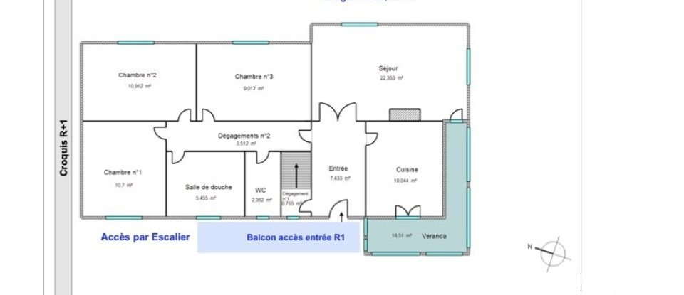 Maison traditionnelle 7 pièces de 132 m² à Évenos (83330)