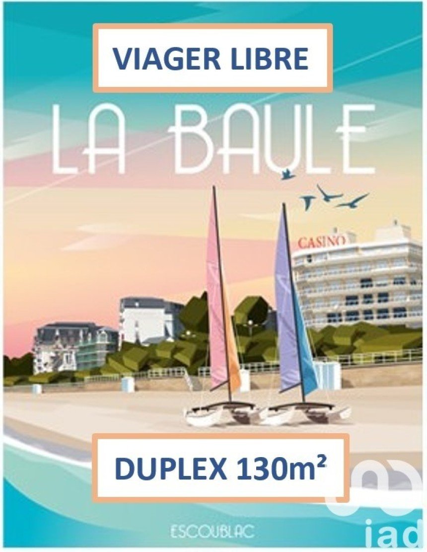 Duplex 5 pièces de 130 m² à La Baule-Escoublac (44500)