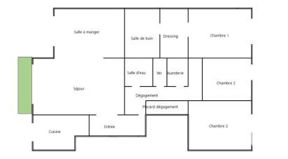 Apartment 5 rooms of 105 m² in Saint-Maurice (94410)