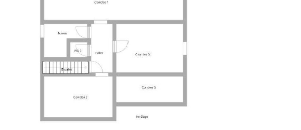 Maison 6 pièces de 118 m² à Caurel (51110)