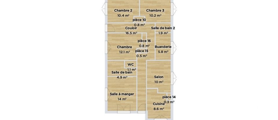 Maison traditionnelle 7 pièces de 100 m² à Saint-Loubès (33450)