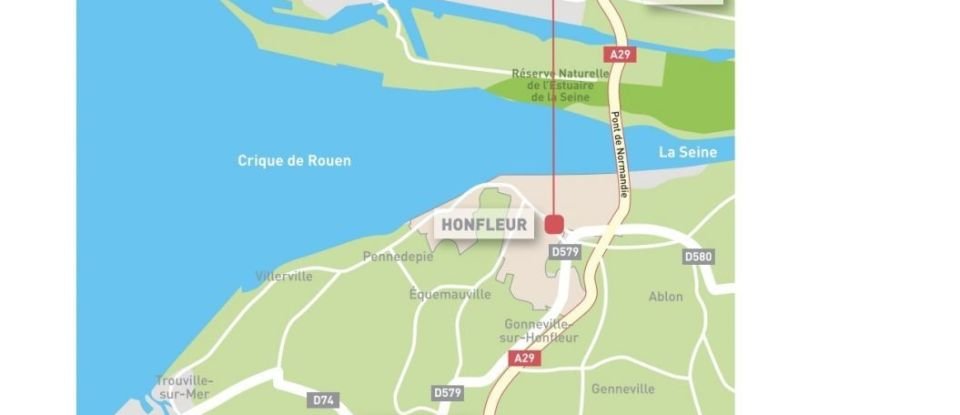 Apartment 3 rooms of 62 m² in Gonneville-sur-Honfleur (14600)