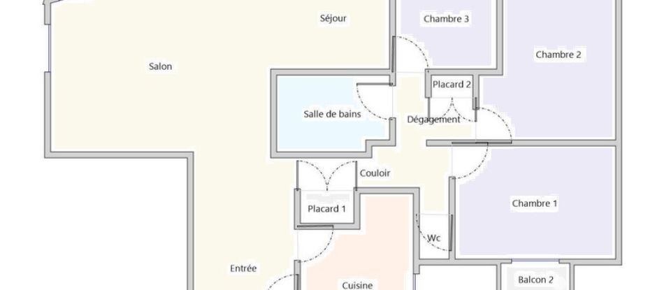 Appartement 5 pièces de 100 m² à Montigny-lès-Metz (57950)