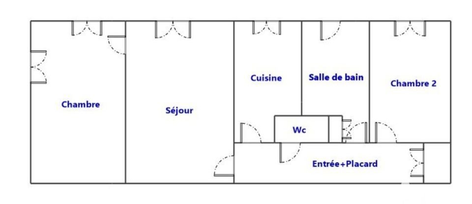 Appartement 3 pièces de 57 m² à Clamart (92140)