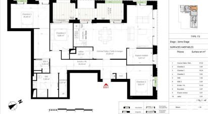 Apartment 4 rooms of 111 m² in Olivet (45160)