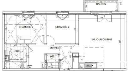 Apartment 3 rooms of 61 m² in Le Plessis-Belleville (60330)