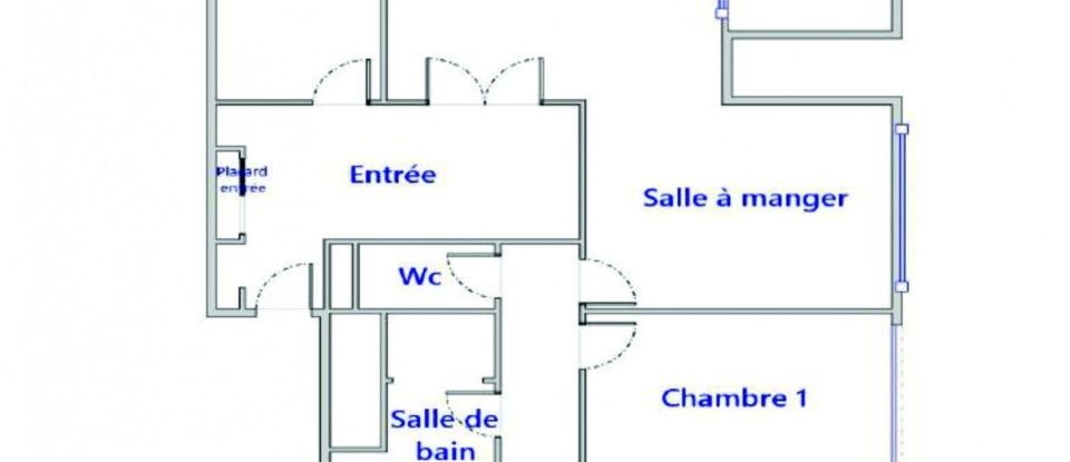Apartment 4 rooms of 81 m² in Meylan (38240)