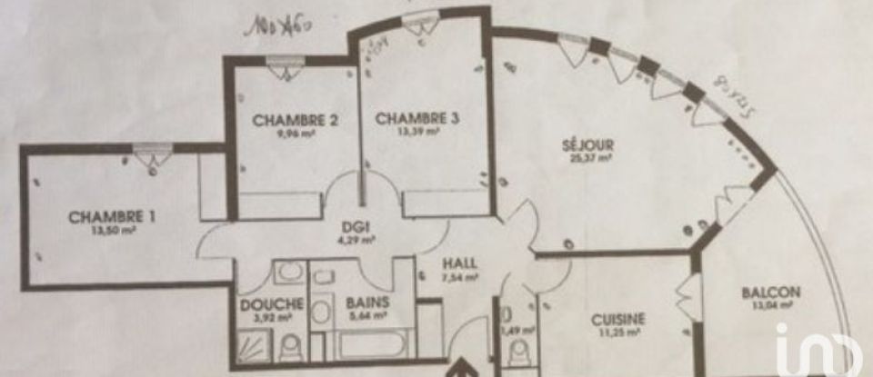 Apartment 4 rooms of 97 m² in Fréjus (83600)