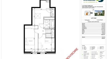 Appartement 3 pièces de 76 m² à Boissy-Saint-Léger (94470)