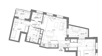 Appartement 3 pièces de 70 m² à Serris (77700)