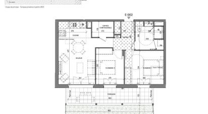 Apartment 3 rooms of 61 m² in Serris (77700)