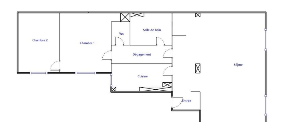 Appartement 3 pièces de 77 m² à Clichy (92110)