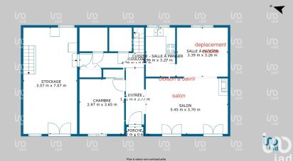 Traditional house 5 rooms of 110 m² in Gouesnach (29950)