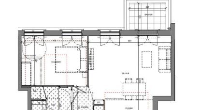 Apartment 2 rooms of 48 m² in Serris (77700)