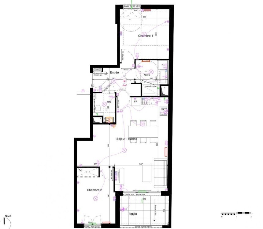 Appartement 3 pièces de 62 m² à Lyon (69009)