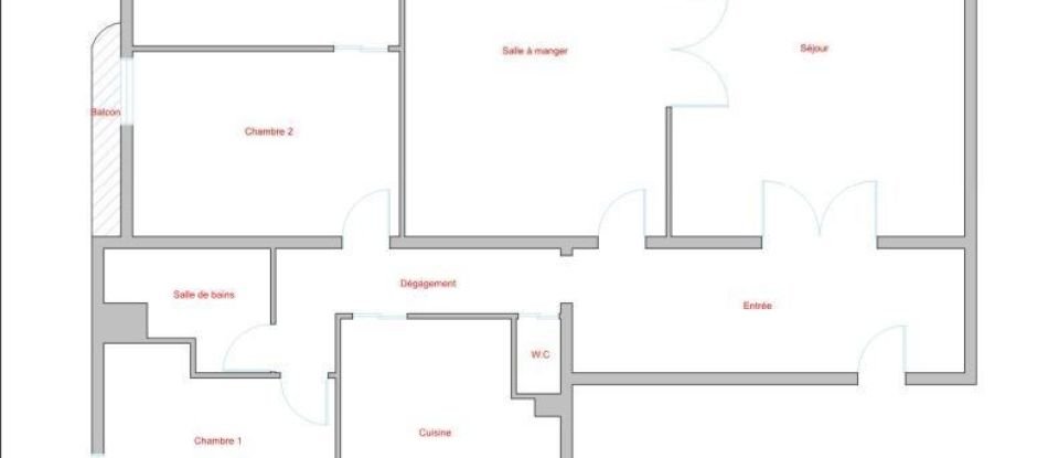 Appartement 4 pièces de 86 m² à Suresnes (92150)