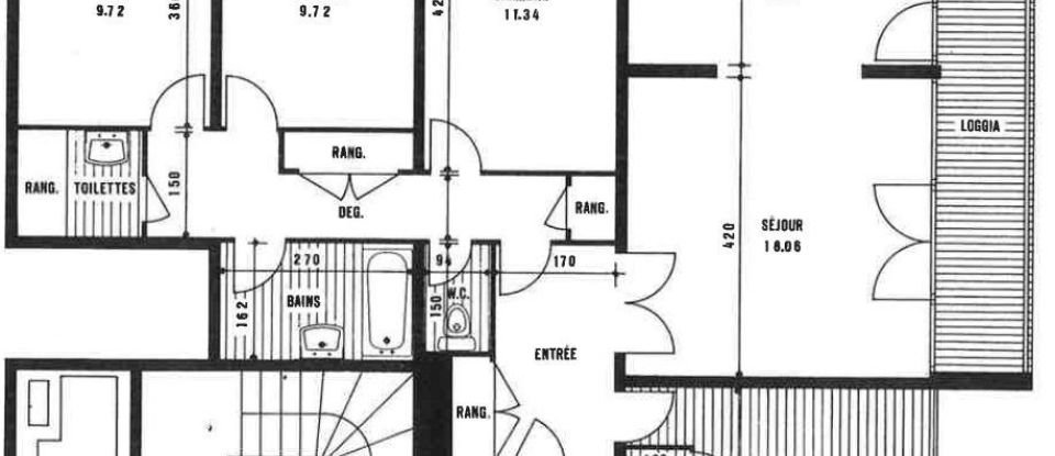 Appartement 5 pièces de 92 m² à Vélizy-Villacoublay (78140)