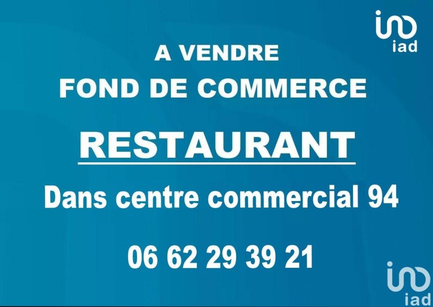 Fast food of 245 m² in Arcueil (94110)
