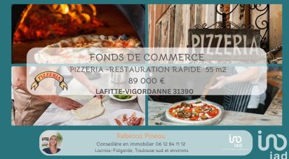 Pizzeria de 54 m² à Lafitte-Vigordane (31390)