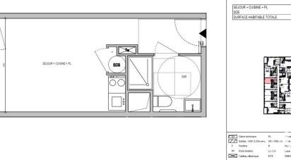 Appartement 1 pièce de 22 m² à Saran (45770)