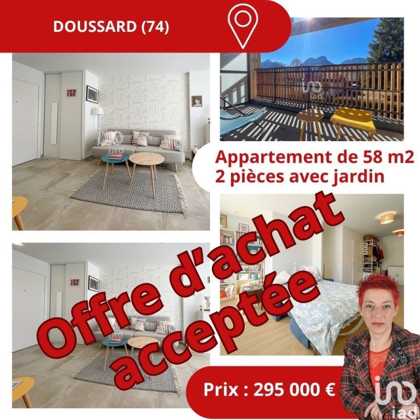 Appartement 2 pièces de 58 m² à Doussard (74210)