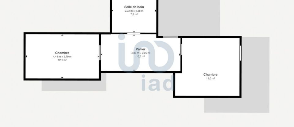 Duplex 4 rooms of 98 m² in Montreuil (93100)