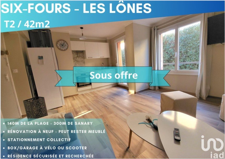 Appartement 2 pièces de 42 m² à Six-Fours-les-Plages (83140)