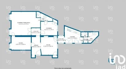 Apartment 4 rooms of 87 m² in Paris (75005)