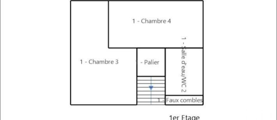 House 6 rooms of 154 m² in Orvault (44700)