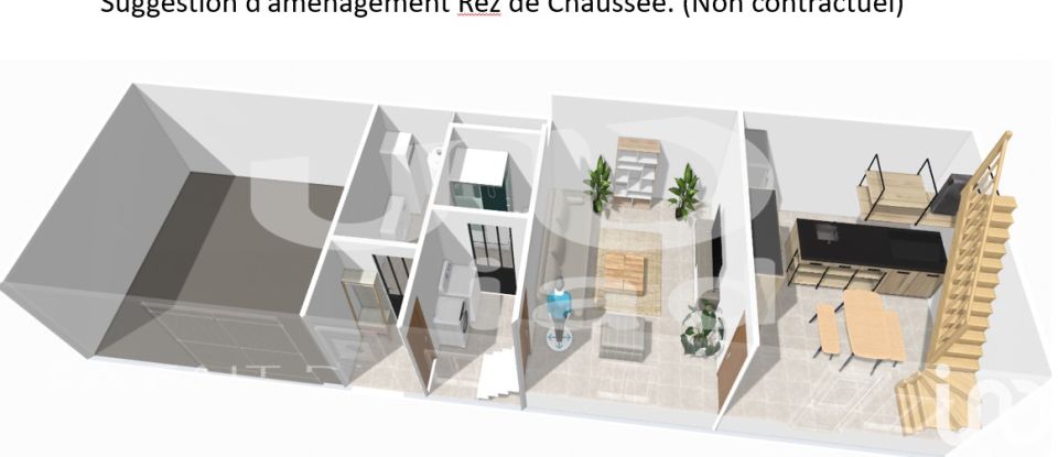 Ferme 3 pièces de 92 m² à Les Halles (69610)