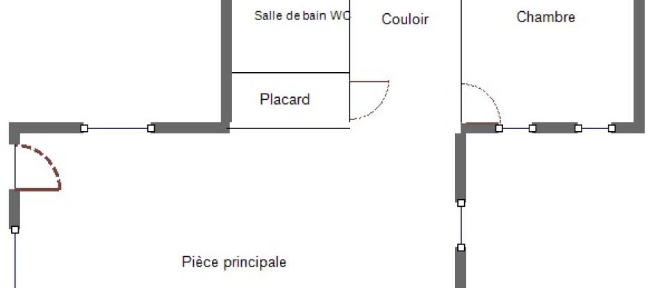 Maison de campagne 2 pièces de 45 m² à Roquefort-les-Pins (06330)