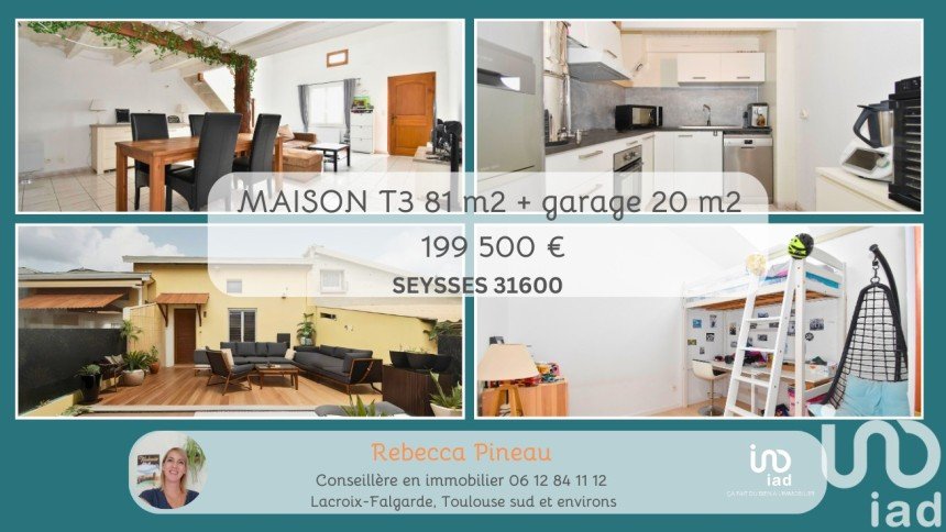 Maison 3 pièces de 81 m² à Seysses (31600)