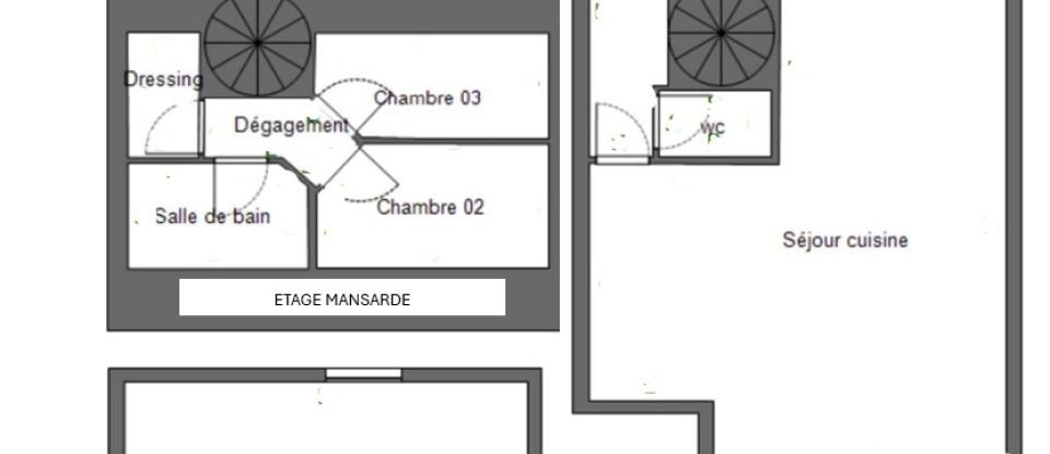 Town house 4 rooms of 90 m² in Bègles (33130)