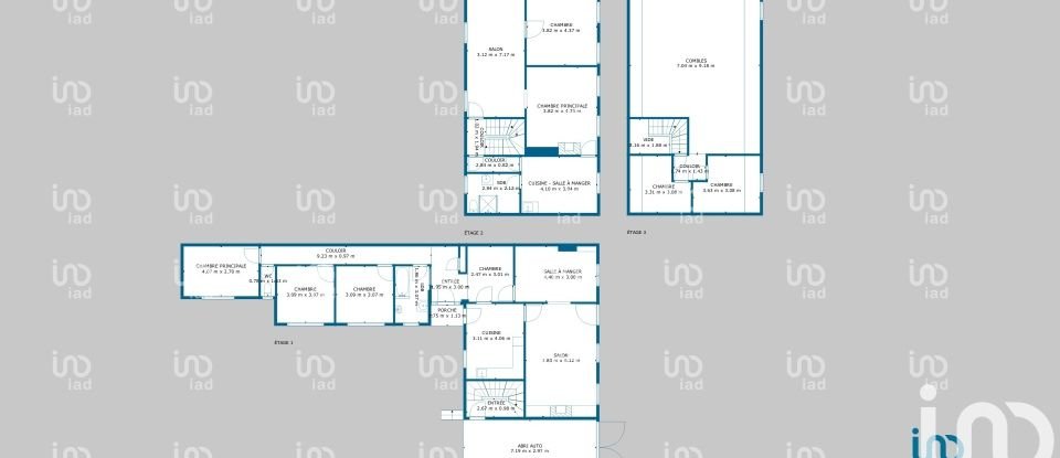 Maison 8 pièces de 187 m² à Donzy (58220)