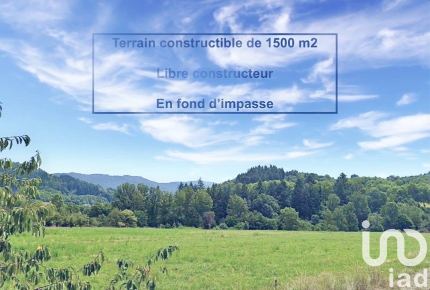Land of 1,500 m² in Saint-Jean-du-Bruel (12230)