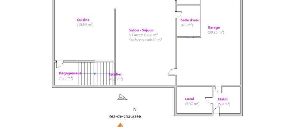 Maison 5 pièces de 115 m² à Remoulins (30210)