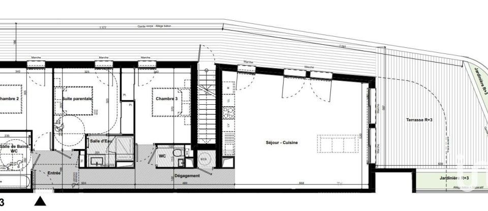 Appartement 4 pièces de 99 m² à Le Grau-du-Roi (30240)