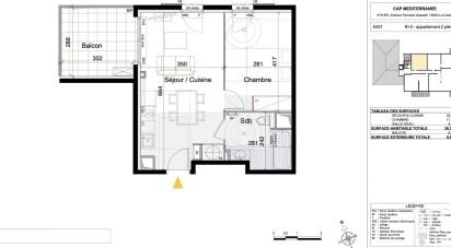 Appartement 2 pièces de 39 m² à La Ciotat (13600)