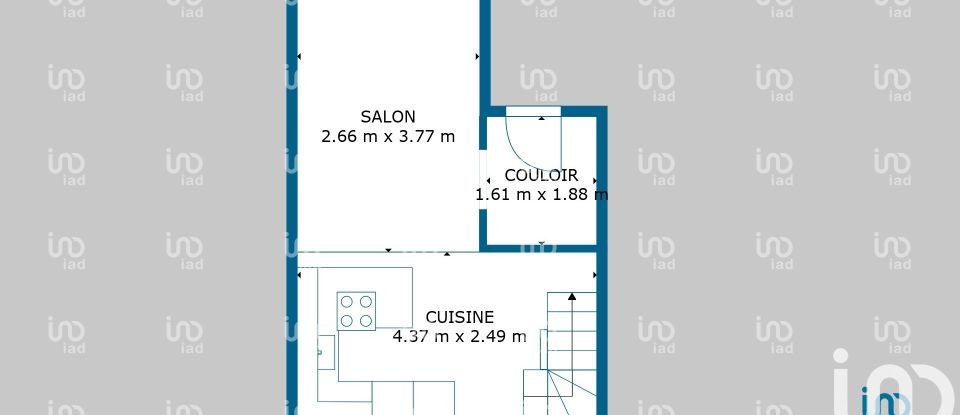 Maison de ville 3 pièces de 66 m² à Rueil-Malmaison (92500)