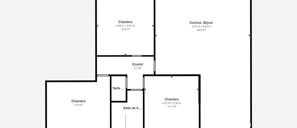 Maison traditionnelle 4 pièces de 89 m² à Pontgouin (28190)
