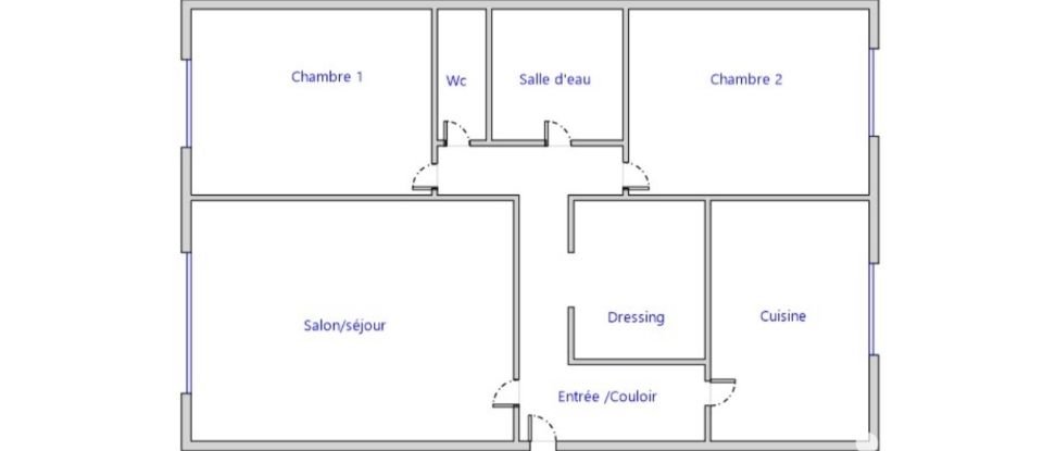 Appartement 3 pièces de 62 m² à - (94400)