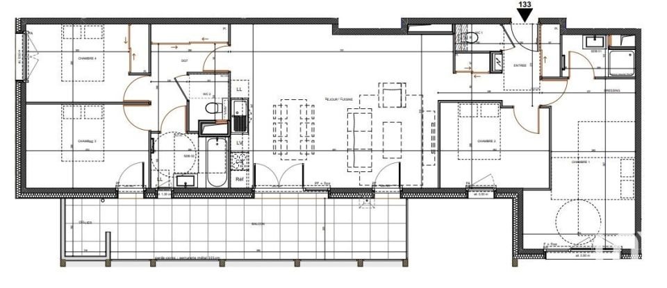 Appartement 5 pièces de 111 m² à Annecy (74000)