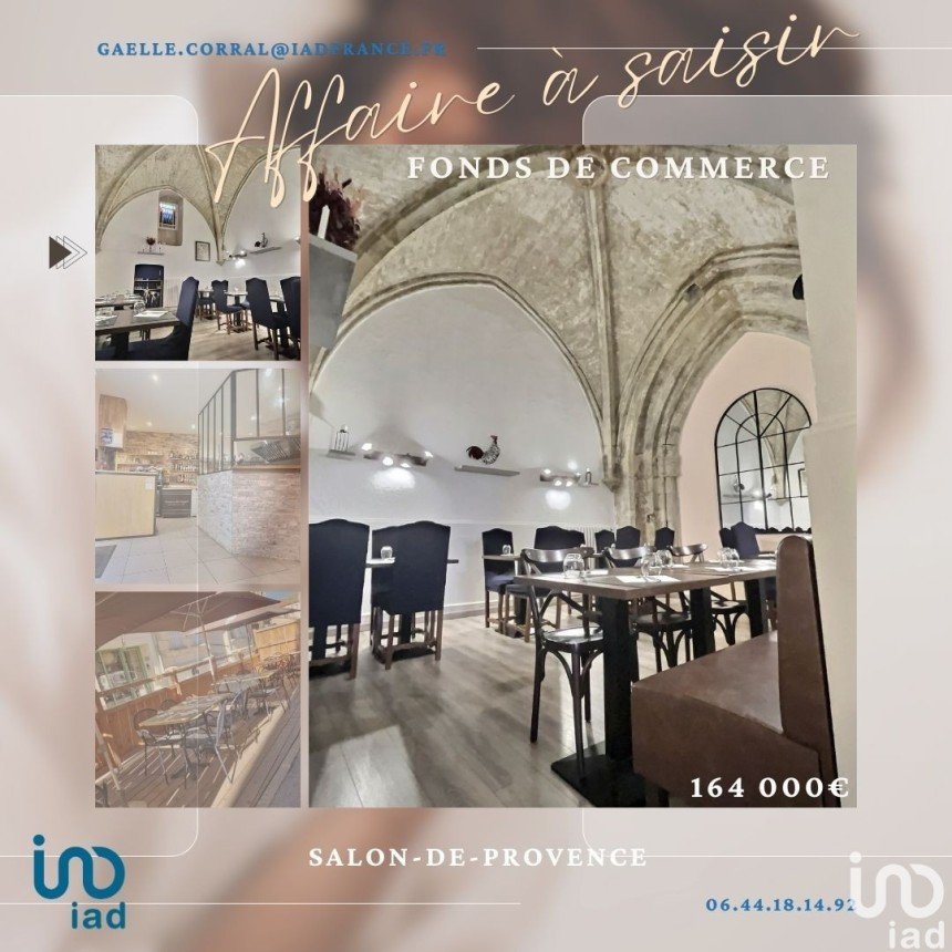 Restaurant de 60 m² à Salon-de-Provence (13300)
