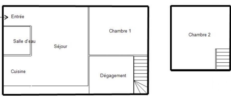 Apartment 3 rooms of 41 m² in Maurepas (78310)