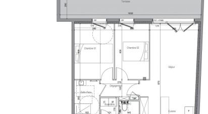 Apartment 3 rooms of 71 m² in Perros-Guirec (22700)