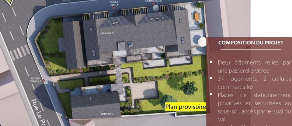 Apartment 3 rooms of 54 m² in Saint-Malo (35400)