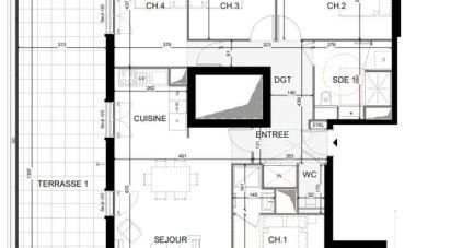 Appartement 5 pièces de 105 m² à Thiais (94320)